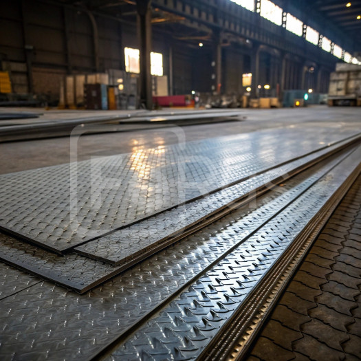 Лист алюминиевый рифленый квинтет 1,5х1000 мм АМг2 ТУ 1-801-20-2008