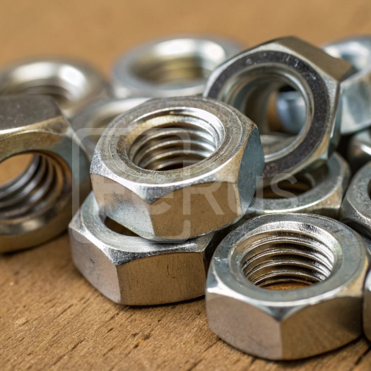 Гайка дюралюминиевая М7 шаг резьбы 1 мм Д16П ГОСТ 1759.0-87