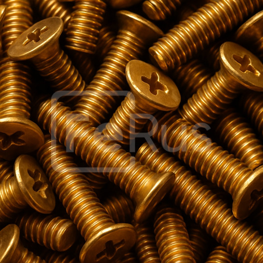 Винт бронзовый М24 шаг резьбы 2 мм БрАМц9-2 ГОСТ 1759.0-87