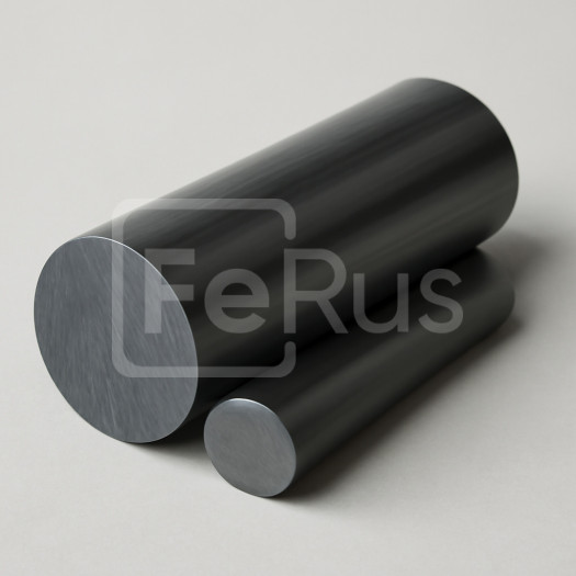 Стержень темно-серый 10х2000 мм PVC-CAW ТУ 22.21.10-011-17152852-2019